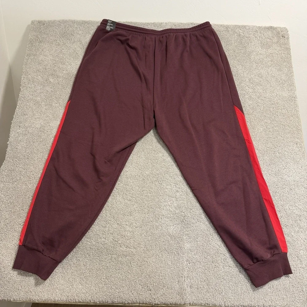 Adidas Multi Sport Pants Mens 3XLT Aurora Ruby Burgundy Track Joggers JD8062 NWT